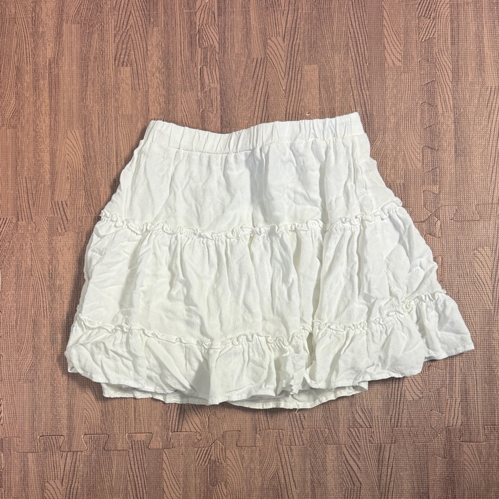 PRINCESS POLLY WHITE FLOWY SKIRT SIZE US 2